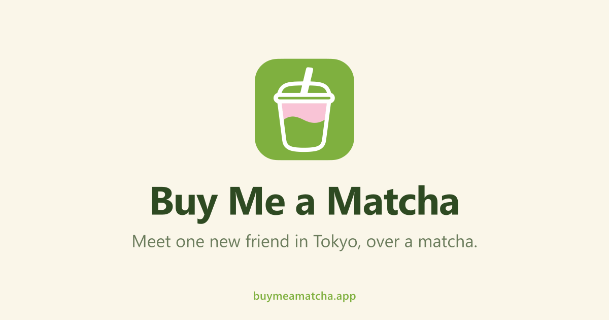 Buy Me a Matcha banner